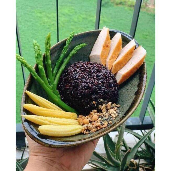 Eat Clean - Gạo Lứt Đen Dẻo Hữu Cơ 1kg