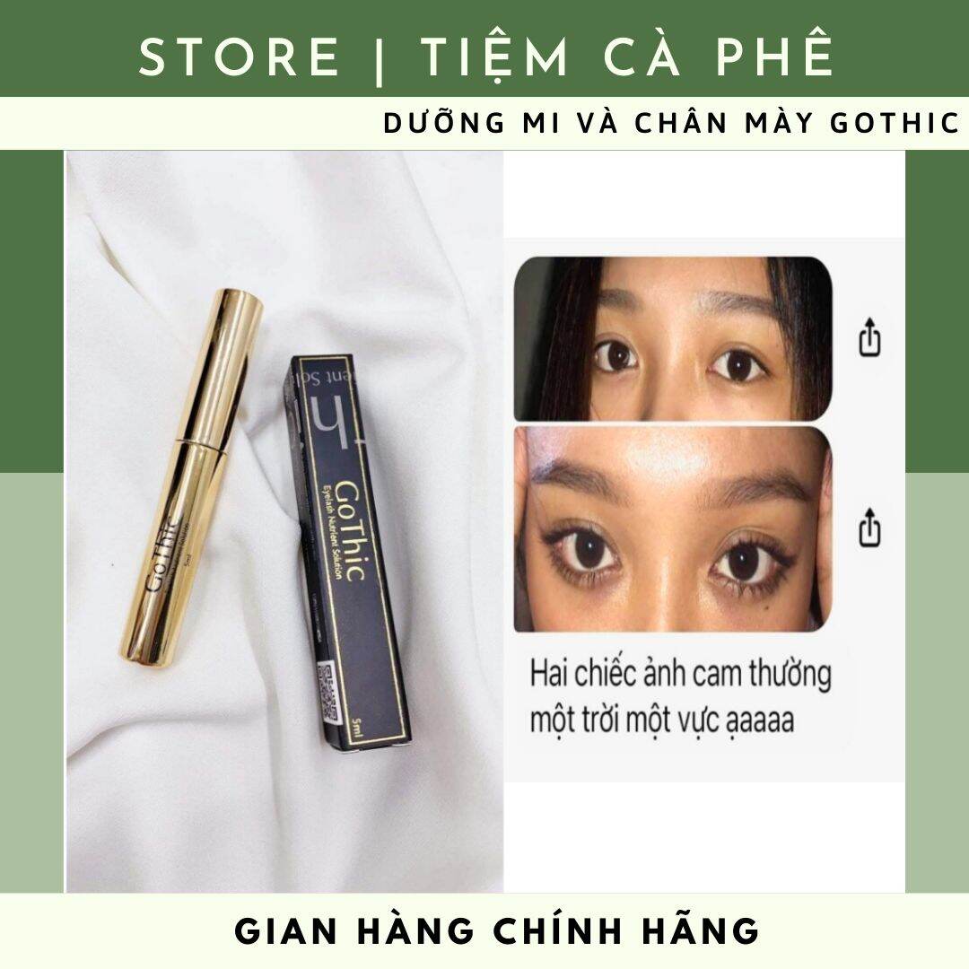 [HCM]Serum Dưỡng mi GoThic – Kích mọc và Dưỡng dài mi mày