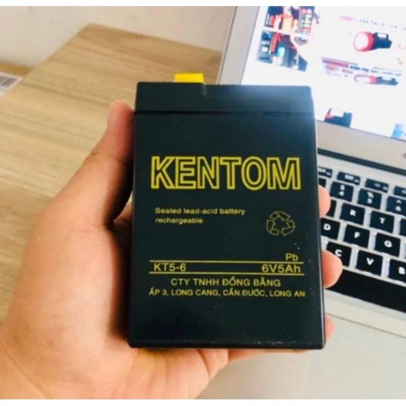 Bình ắc quy khô 6V 5Ah Kentom