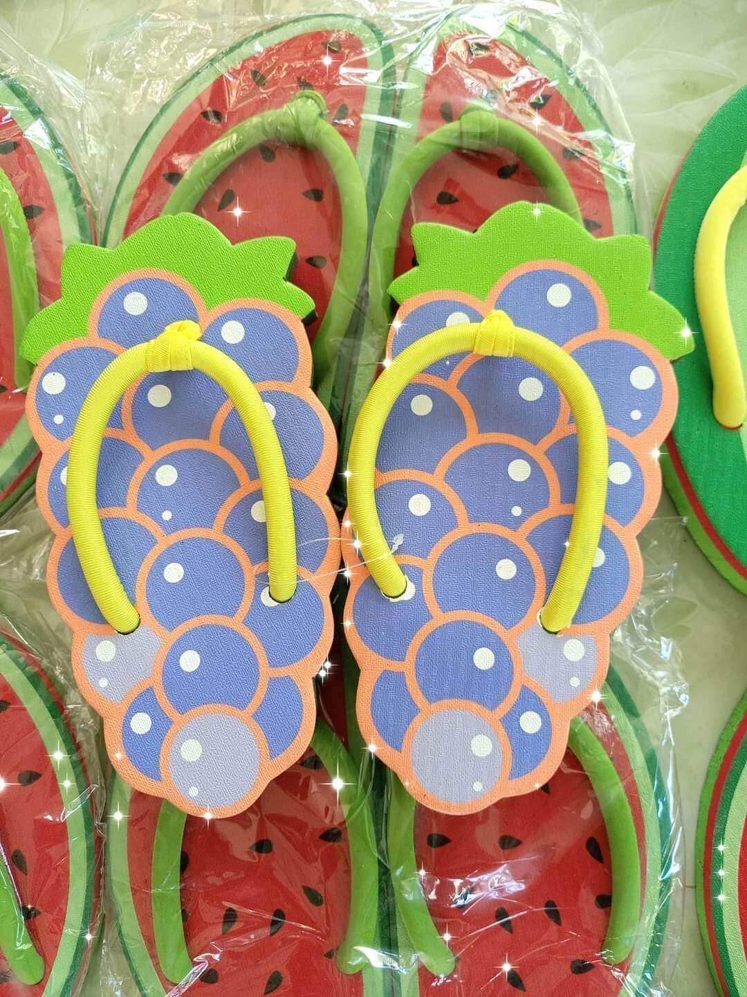 DÉP HOA QUẢ MANG TRONG NHÀ [Free size 35-39]