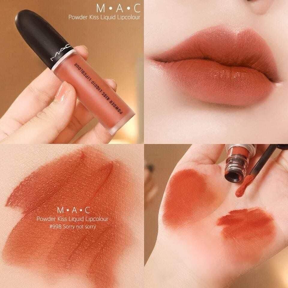 Son kem Mac  Power kiss liquid 998