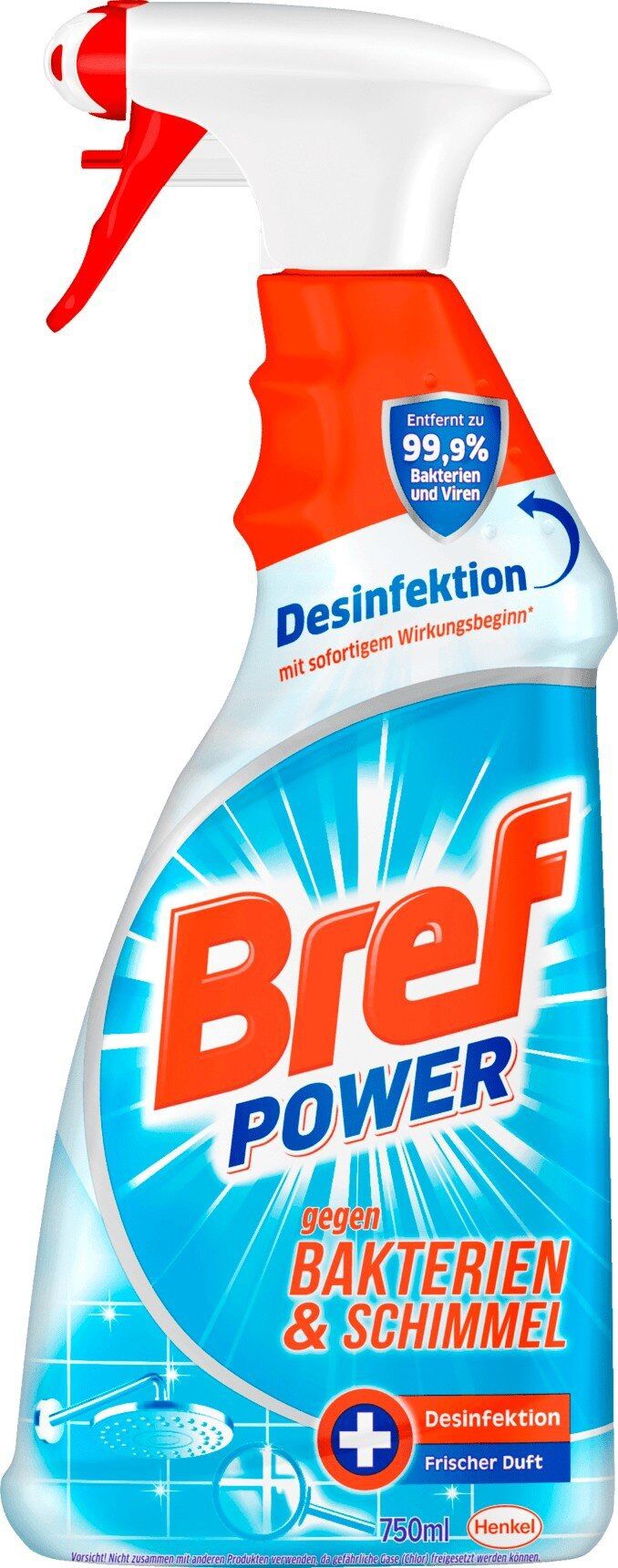 Nước xịt tẩy rửa đa năng BREF POWER 750ml (tẩy nấm mốc, diệt khuẩn)