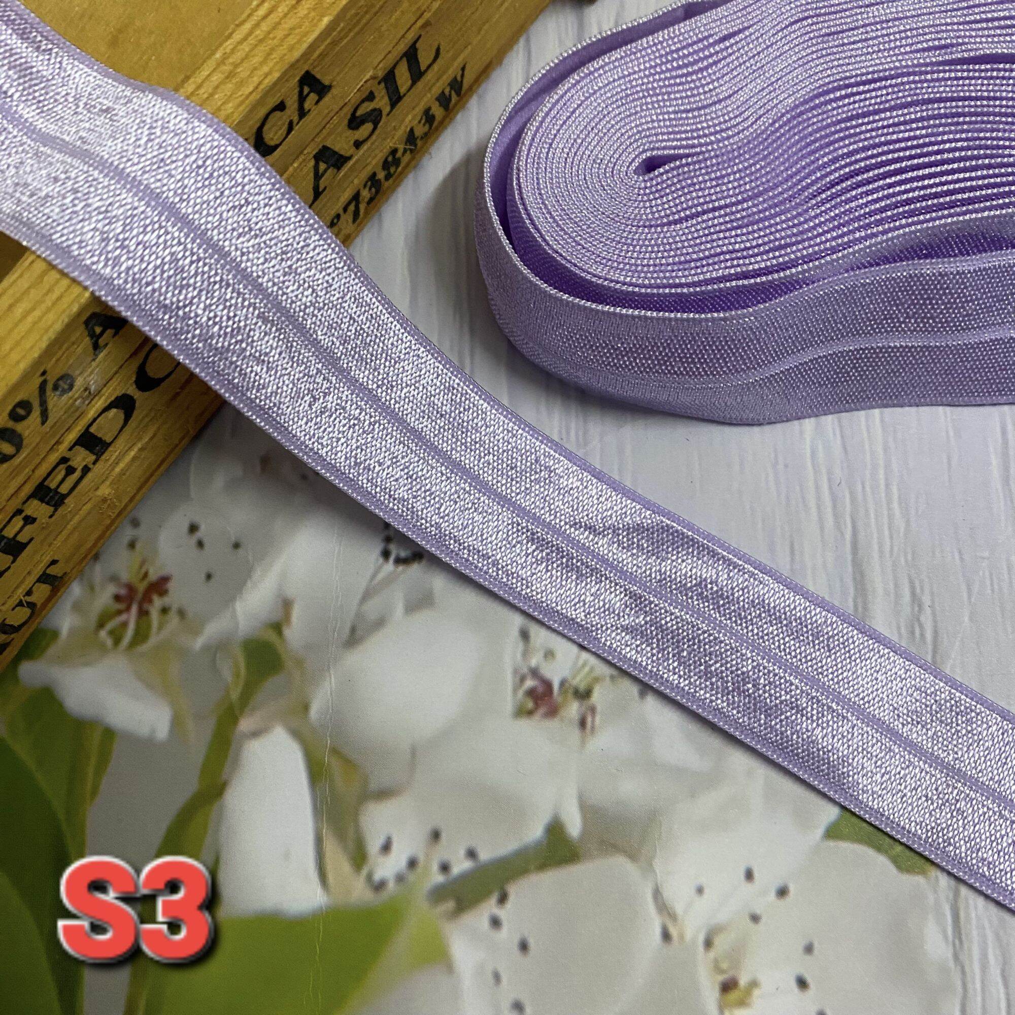 (DÂY 10 MÉT) THUN KẸP VIỀN , CÓ CO GIÃN, BẢN RỘNG 2CM.