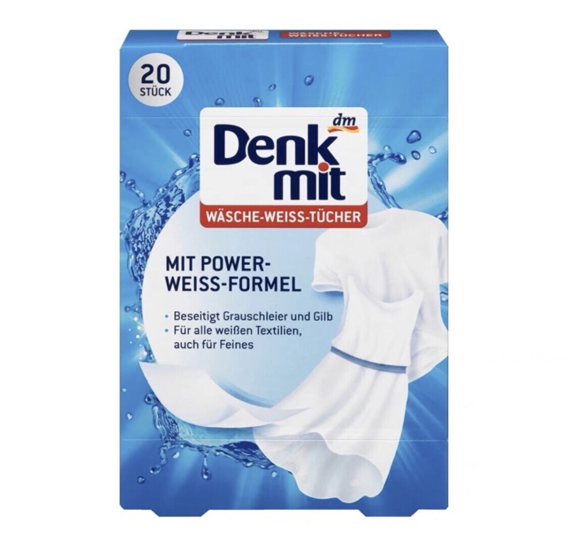 Giấy giặt  tẩy trắng quần áo Denkmit - Herite