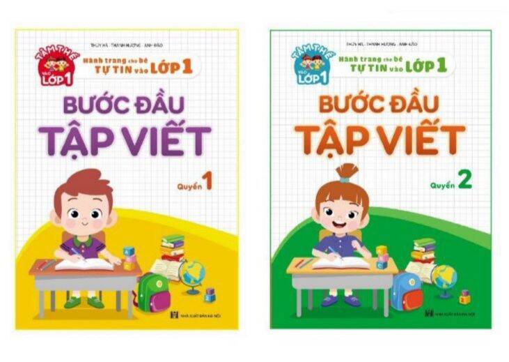 Combo 2 vở bước đầu tập viết cho bé