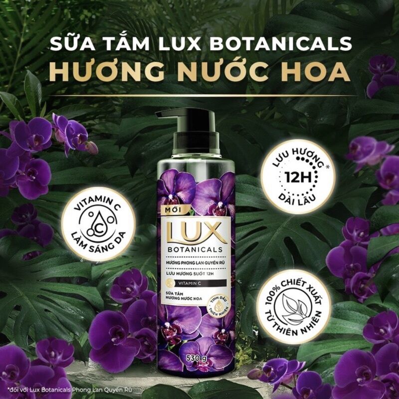 Sữa tắm lưu hương nước hoa Lux 570g