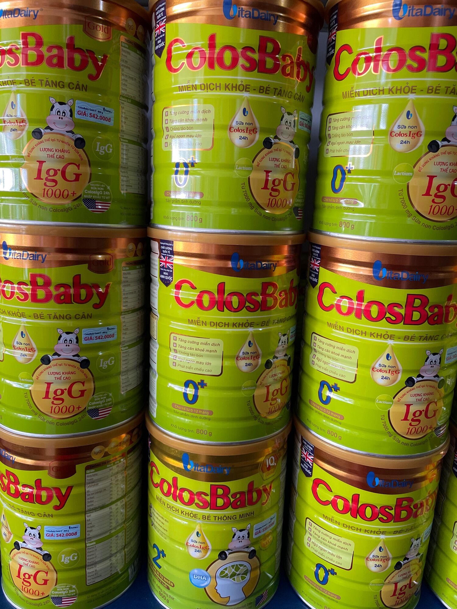 Sữa bột COLOSBABY GOLD 0+ 800G [CAM KẾT CHÍNH HÃNG, DATE MỚI]