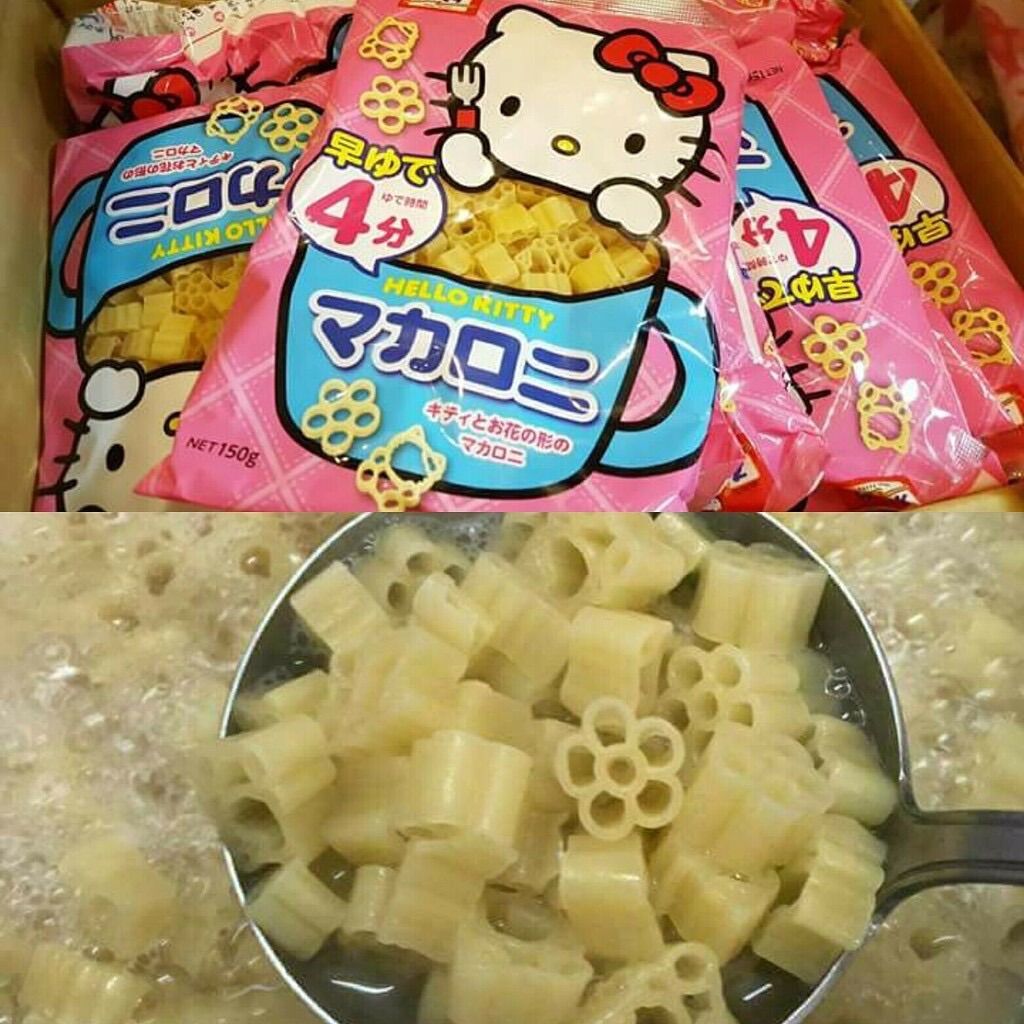 Mì Nui Hello Kitty Nhật, Mì Ăn Dặm Cho Bé gói 150g
