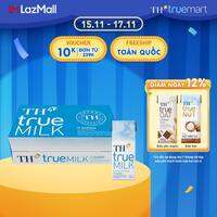 Thùng 48 hộp sữa tươi tiệt trùng TH true MILK ít đường 180 ml (180 ml x 48)
