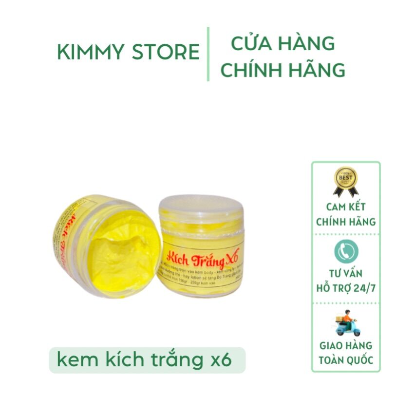 01 hộp kem kích trắng x6 30g