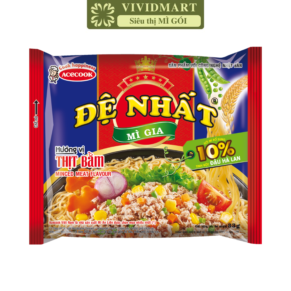 - acecook - đệ nhất mì gia hương vị thịt bằm, mì đệ nhất thịt bằm, mì thịt bằm đệ nhất acecook đệ nhất