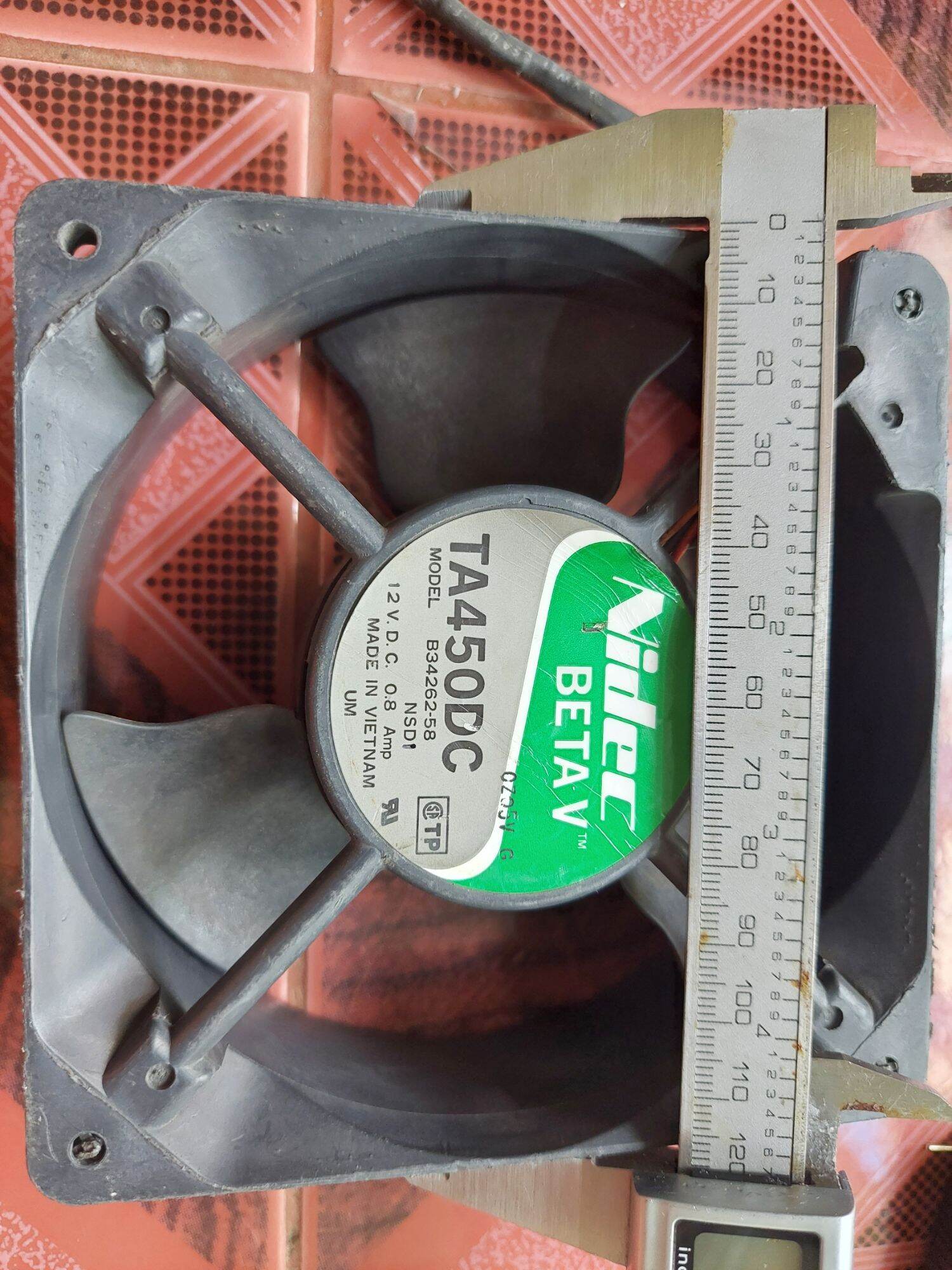[HCM]Quạt tản nhiệt 12V.D.C Nidec TA450DC 12cm