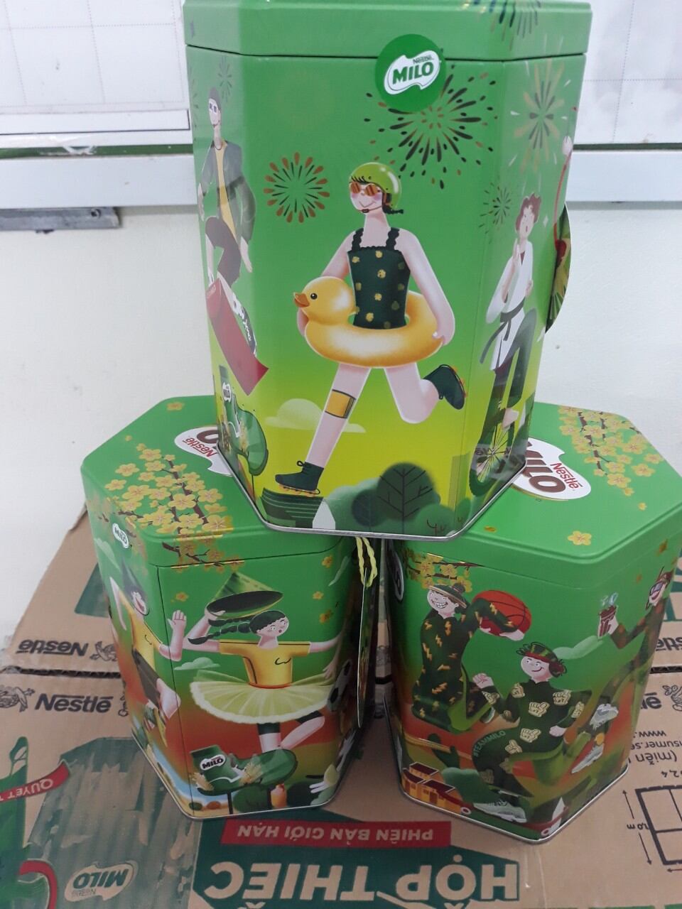 Milo hộp nhựa Milo bột 400g