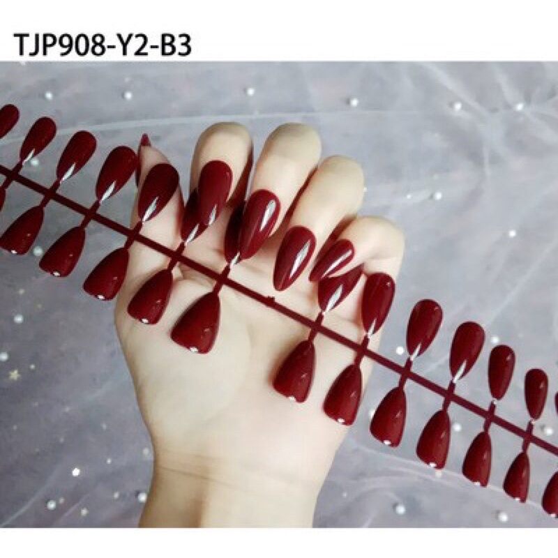 Bộ 24 móng tay giả dáng nhọn SLL-T-005