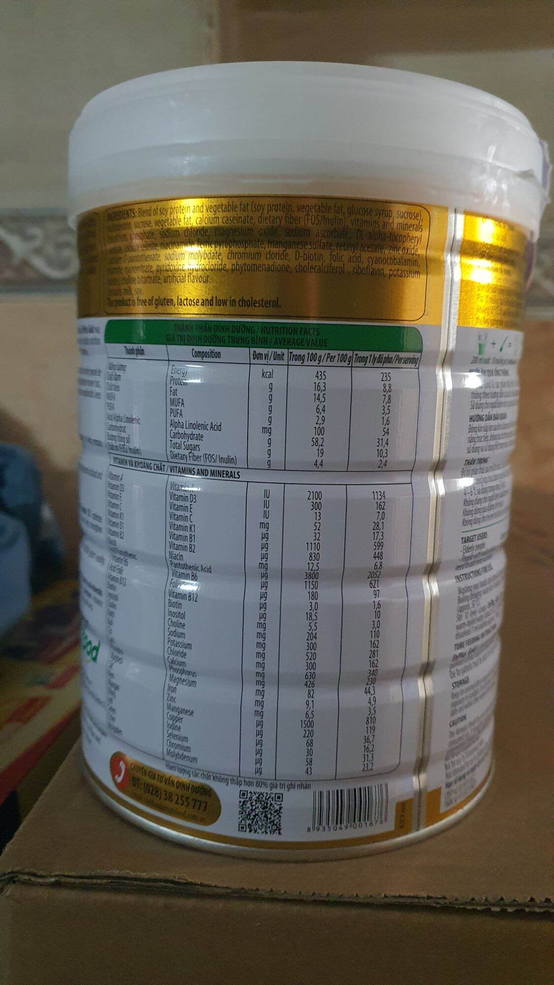 (Date mới) Sữa EnPlus Gold 900g
