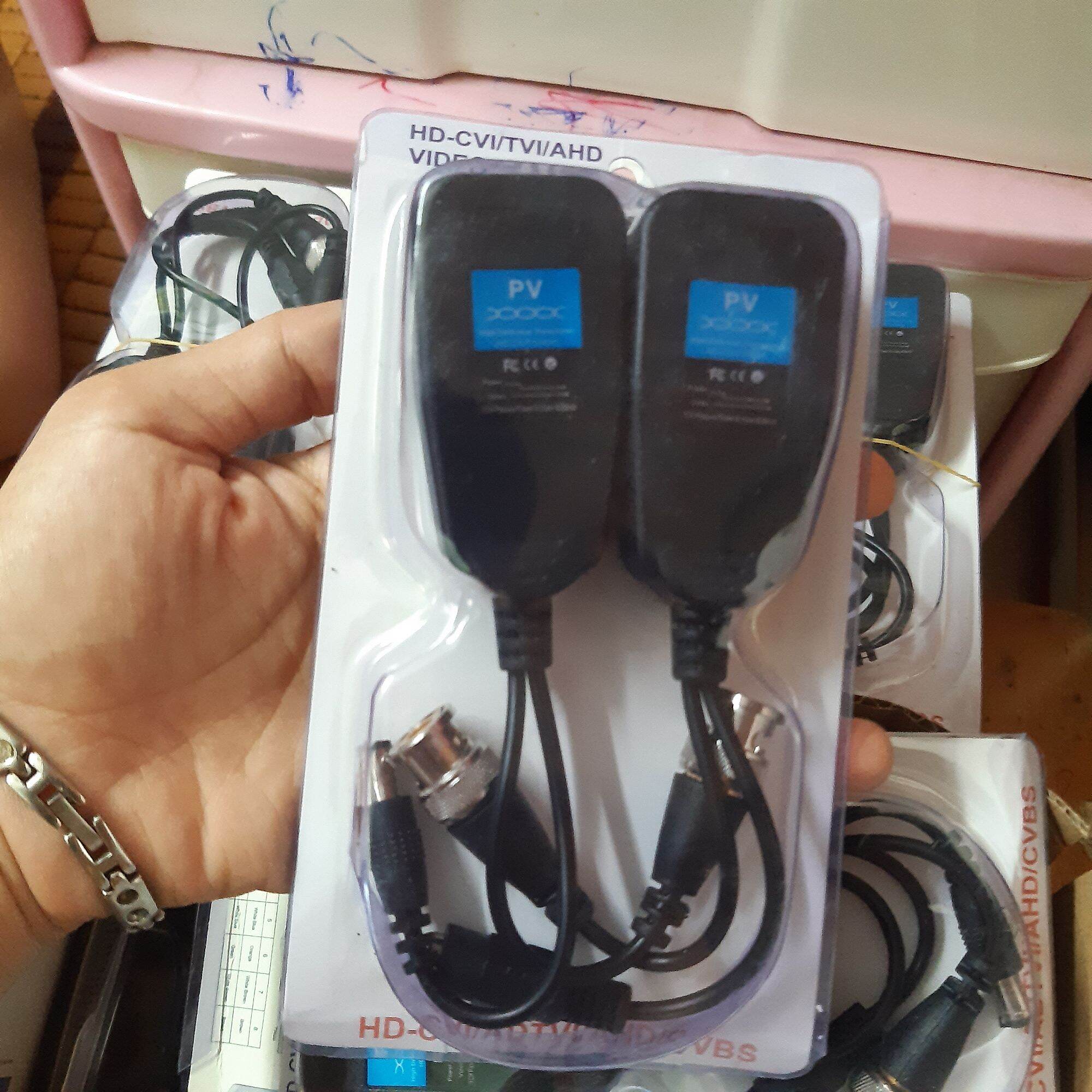 Video balun kèm nguồn loại tốt.balun kèm nguồn pv/pvd/pva.dùng mạng lan.