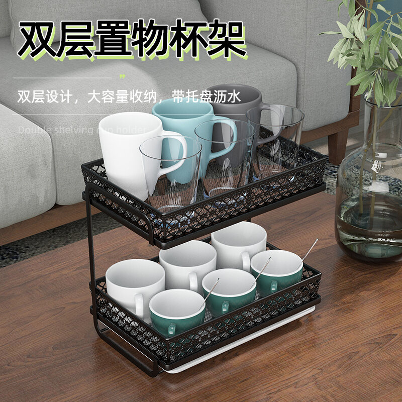 Giá cốc giá đựng đồ cốc nước giá đựng cốc trà cốc thủy tinh thoát nước tủ đựng đồ cốc cà phê để bàn phong cách bắc âu