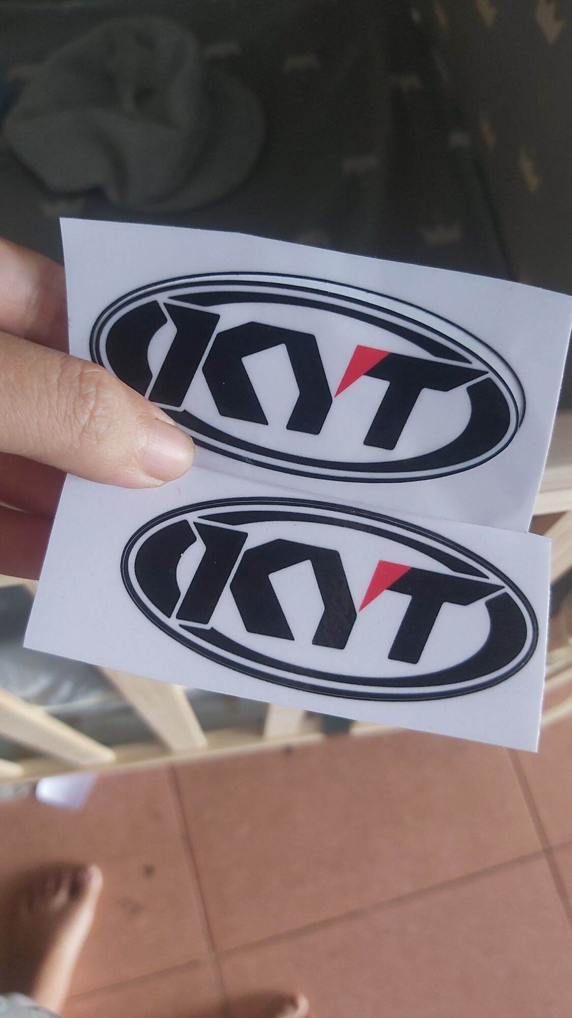 Combo 2 tem decal kyt dán nón dán xe giá rẻ