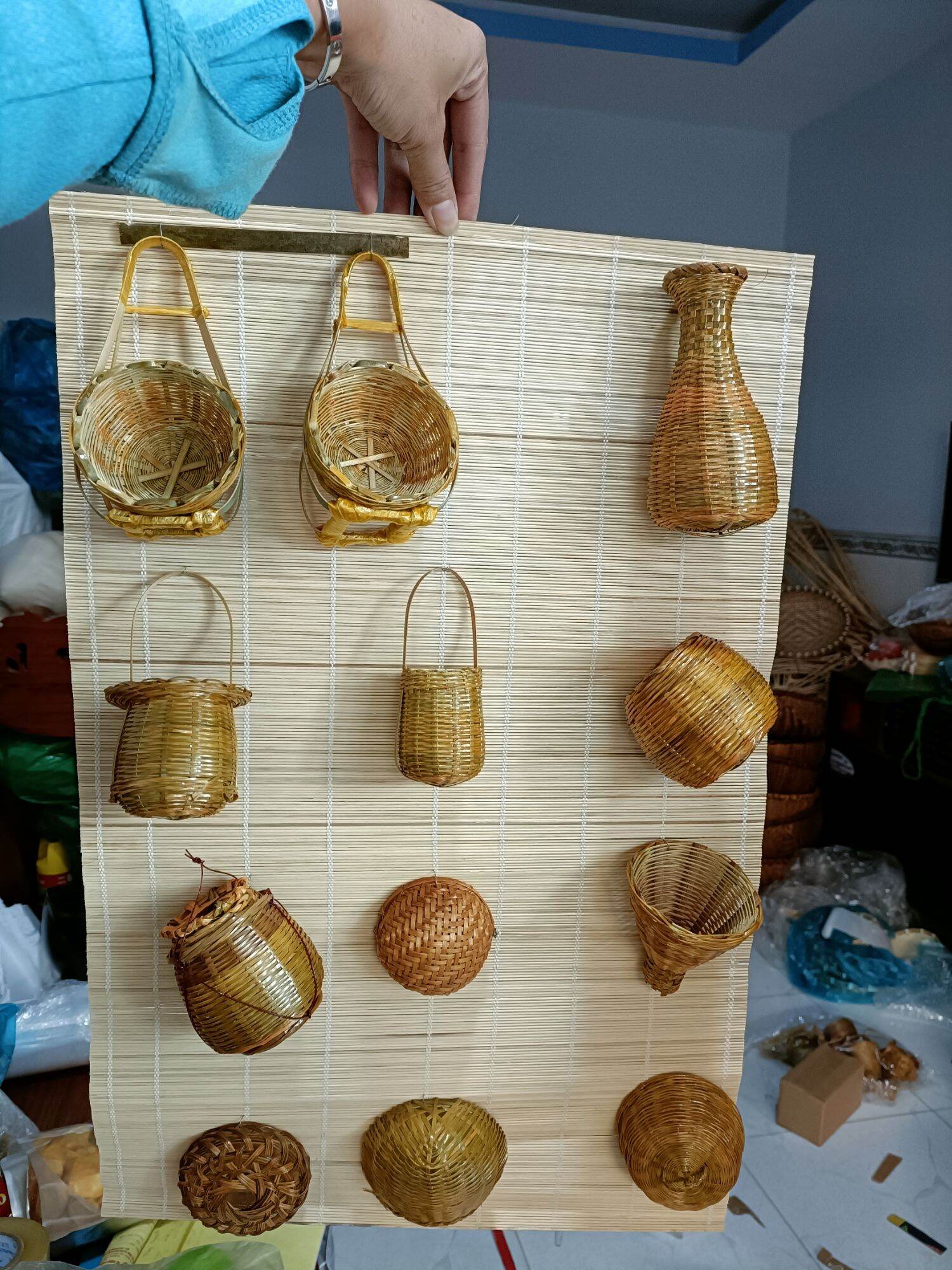 SET MÀNH 12 MÓN MINI TREO TƯỜNG DECOR TRANG TRÍ