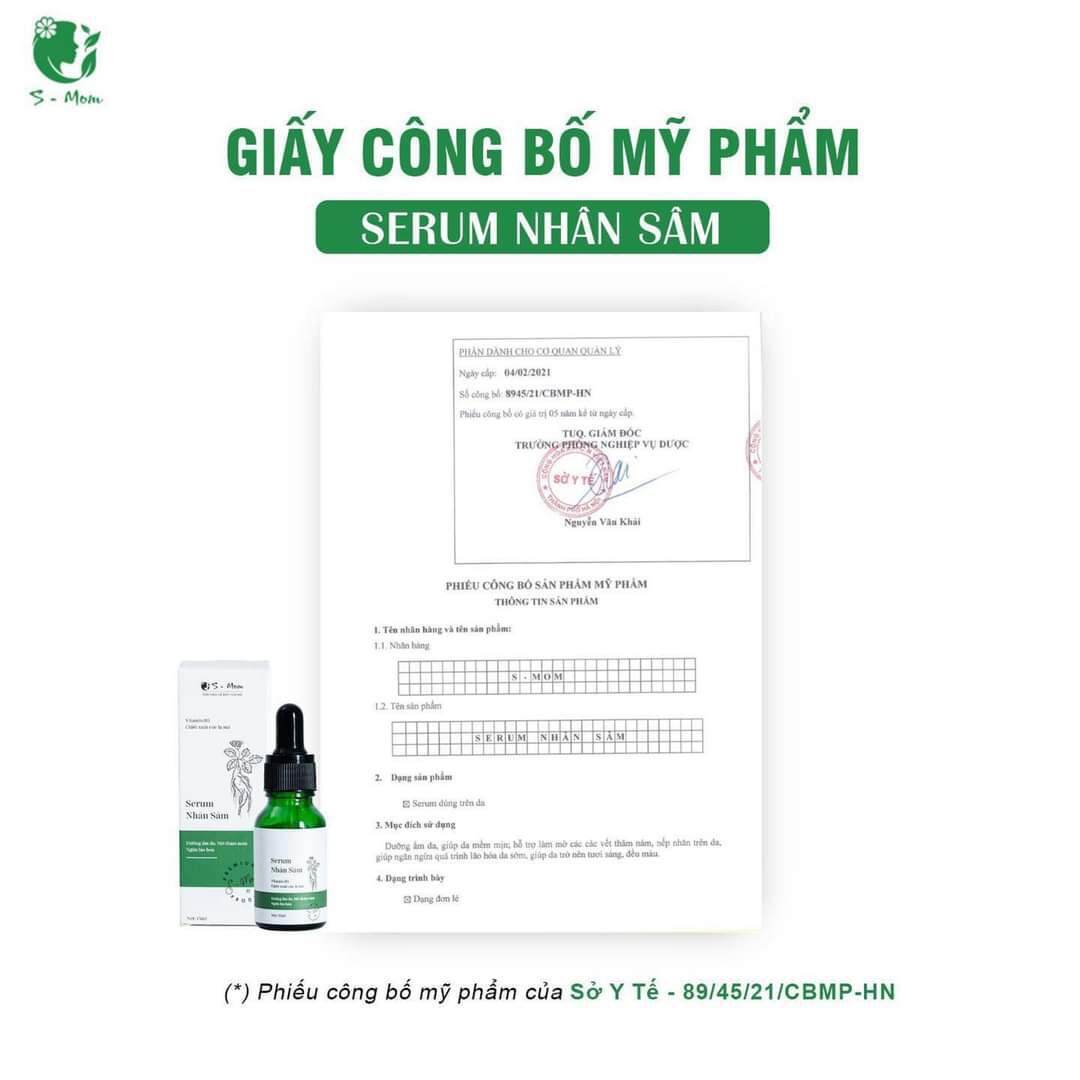 Sirum Nhân Sâm S-Mom