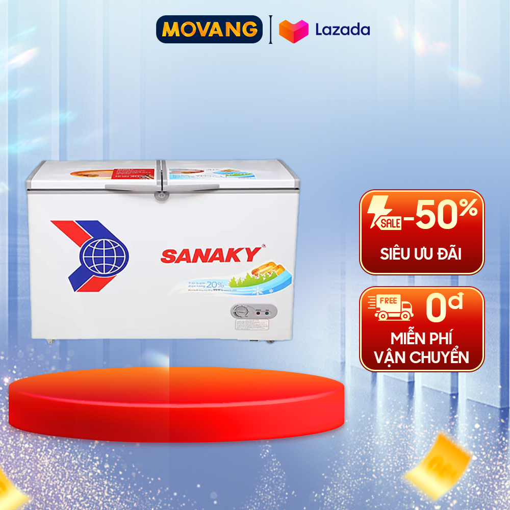 - vh 2299a1 | tủ đông sanaky vh-2299a1 - dung tích 175 lít - 1 ngăn đông 2 cánh