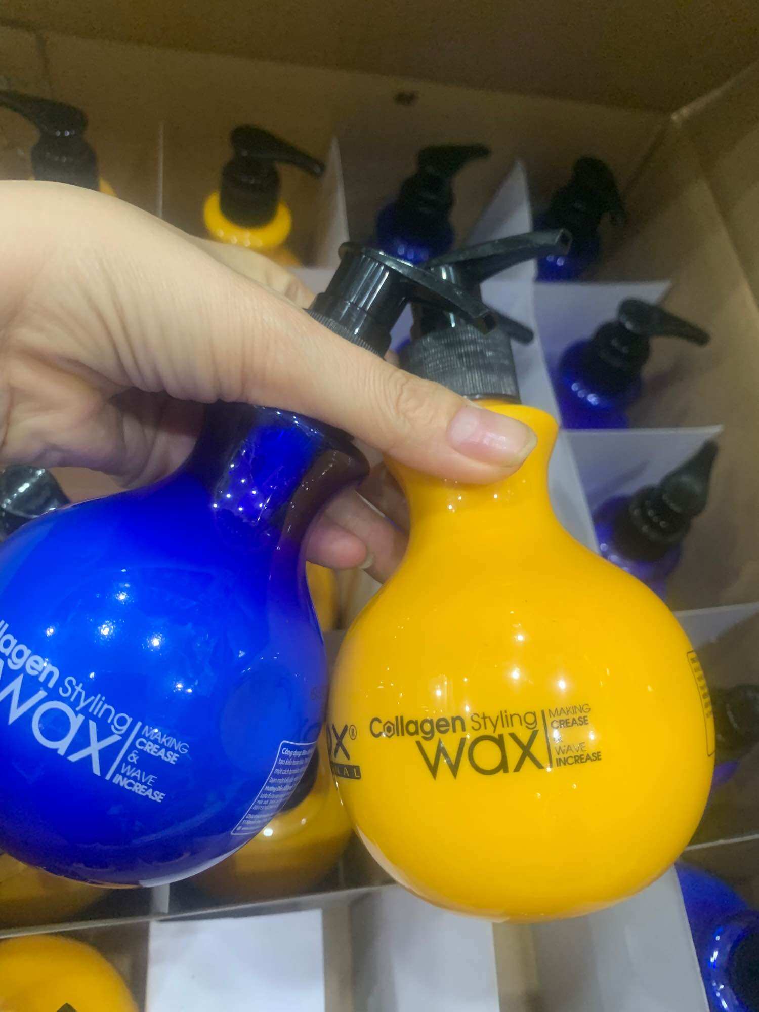 Wat tạo kiểu tóc bồng bềnh collagen lavox dành cho tóc uốn