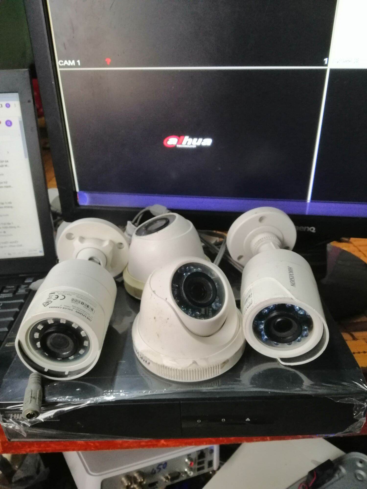 Trọn bộ 4 camera hikvision 2.0mp đã sd