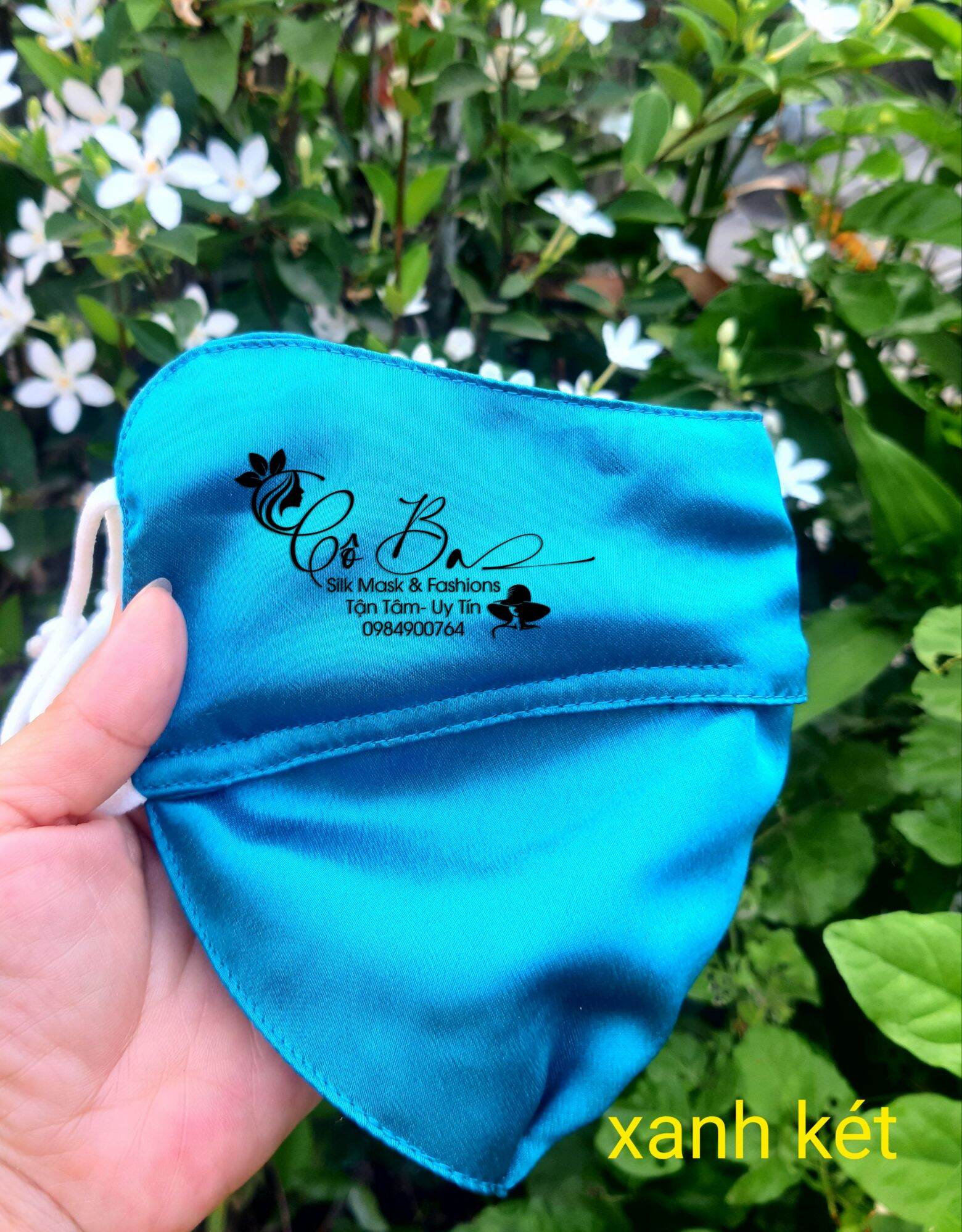 Khẩu trang vải lụa, khẩu trang chống nắng 3 lớp