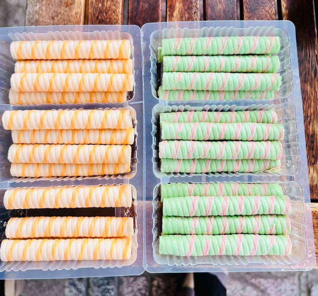 Bánh Quế POCA Nhân Trứng Muối - Ổi Hồng [GÓI 115G]