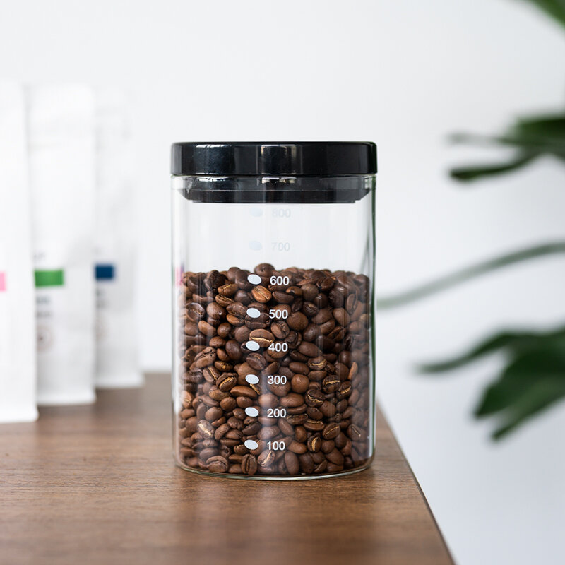 Bình Đựng Hạt Cà Phê Bình Kín Bột Cà Phê Bình Cà Phê Thủy Tinh Borosilicate Bình Trà Sữa Bột Bình Chứa Thực Phẩm