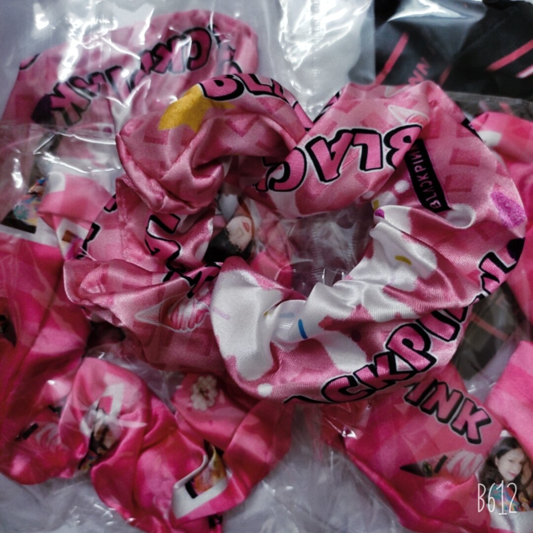 Dây cột tóc vải satin Blackpink