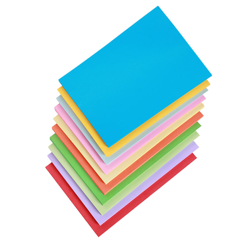 Giấy Bìa Cứng Thủ Công Màu Sắc Giấy Màu Chuyên Dùng Cho Học Sinh Tiểu Học Trẻ Em Mẫu Giáo Giấy Gấp A4 Hình Vuông Giấy In Thiệp Chúc Mừng Máy Bay Giấy Bìa Trẻ Em Túi Vật Liệu Giấy Bìa Đen Trắng Màu Đỏ Tươi