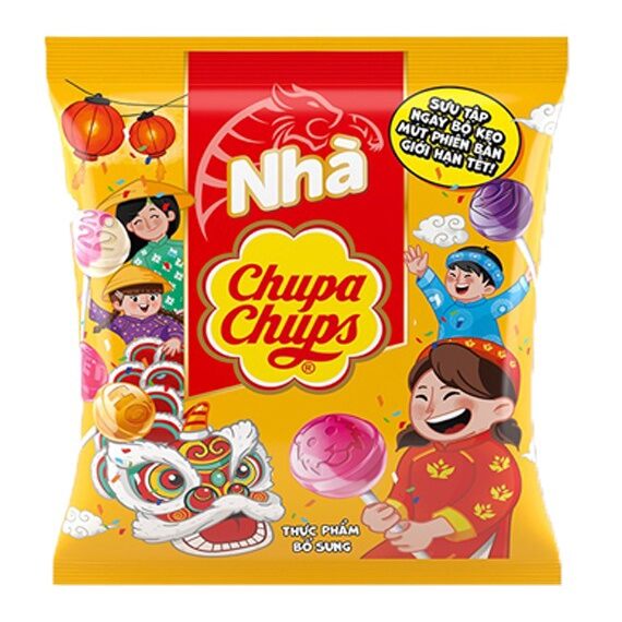 Kẹo mút chupa chups túi 600g