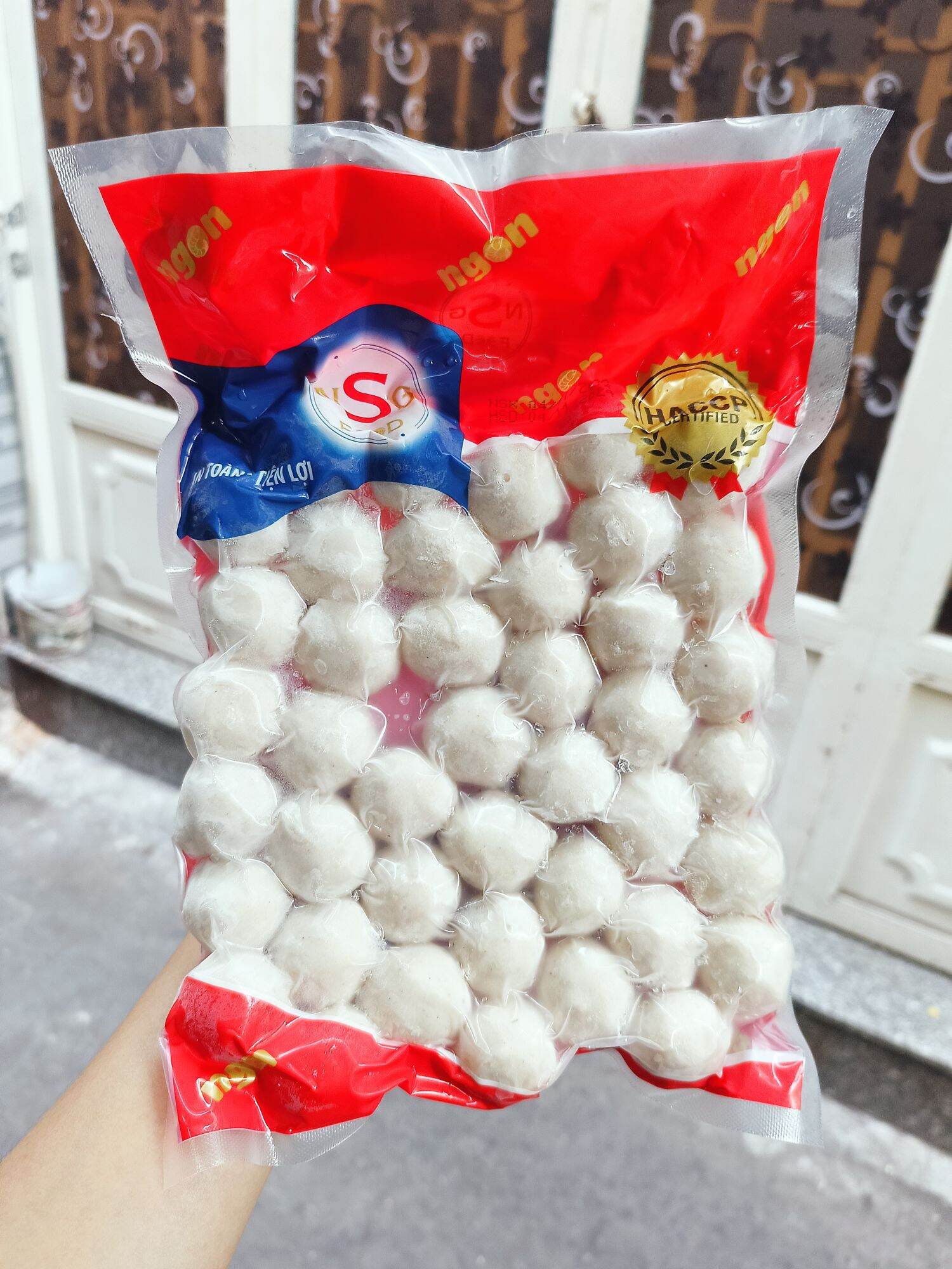 Basa Fish Balls/Cheese-Filled Fish Balls, 500g Bag