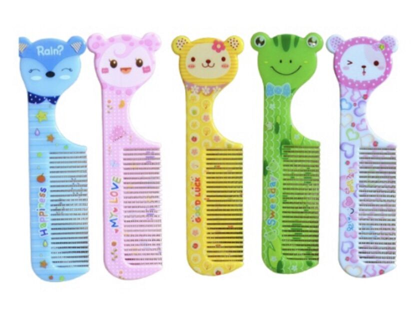Sỉ_ 50 Cây lược Hình Mèo Đáng Yêu (dài 14cm, 2 Loại)