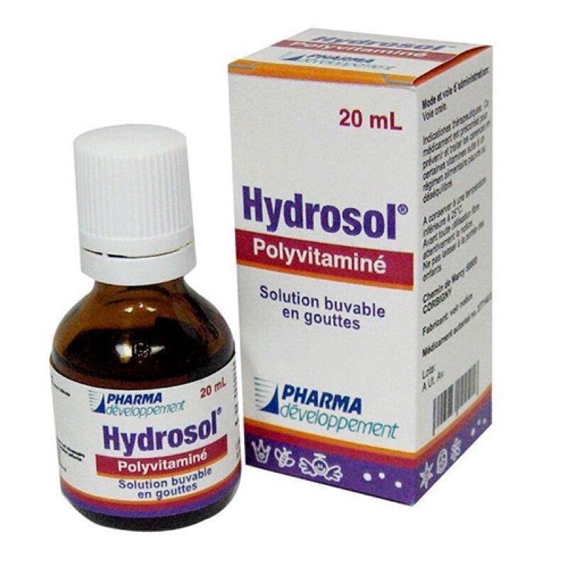 Hydrosol - bổ sung vitamin cho bé hàng nhập khẩu chính hãng