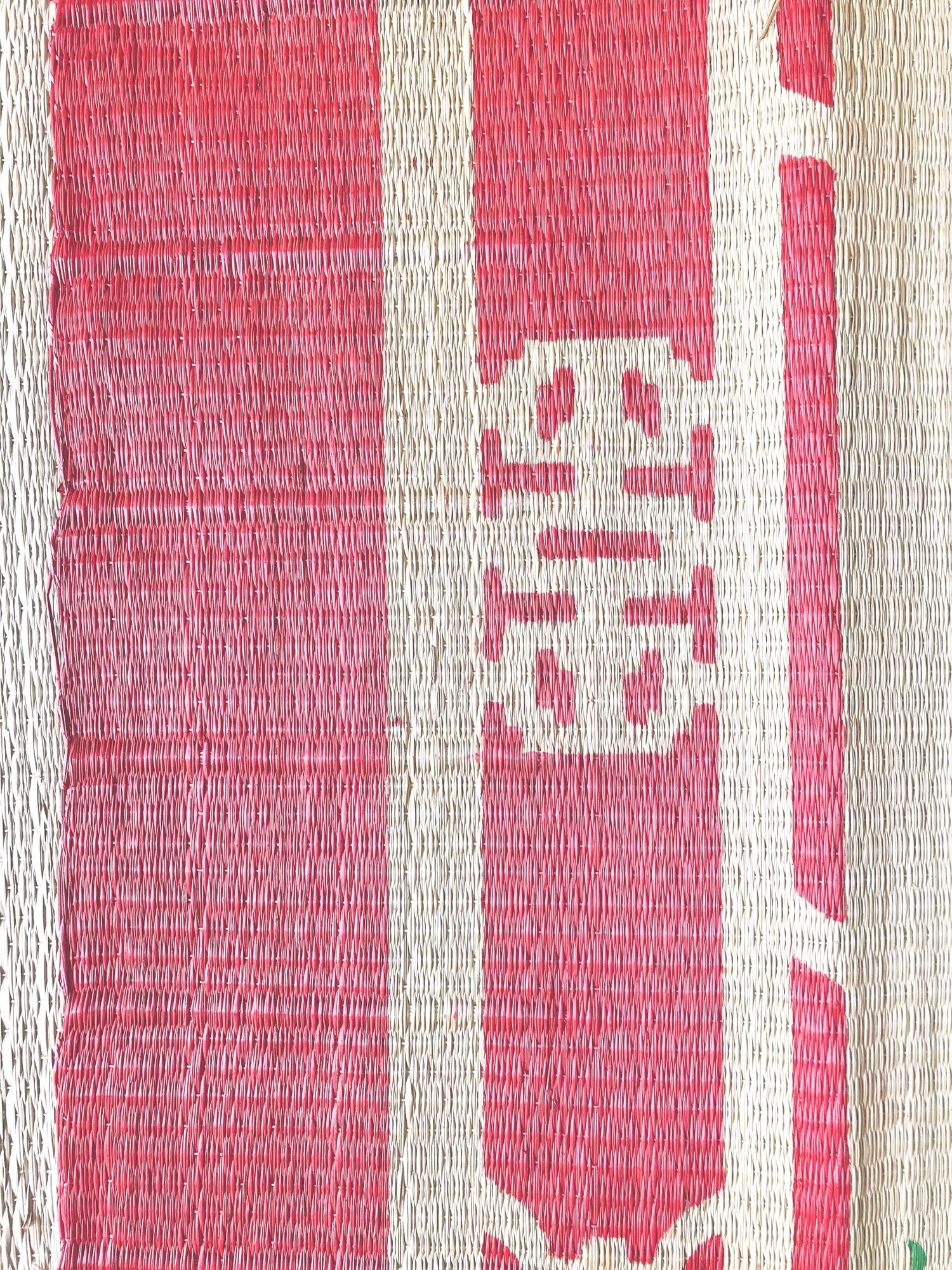 Chiếu Cói In Hoa 1m5x1m9