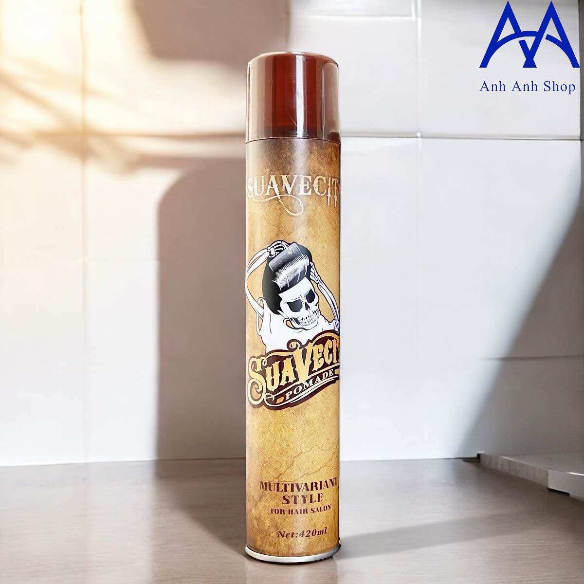 Gôm xịt tạo kiểu tóc SUAVECITO 400ml