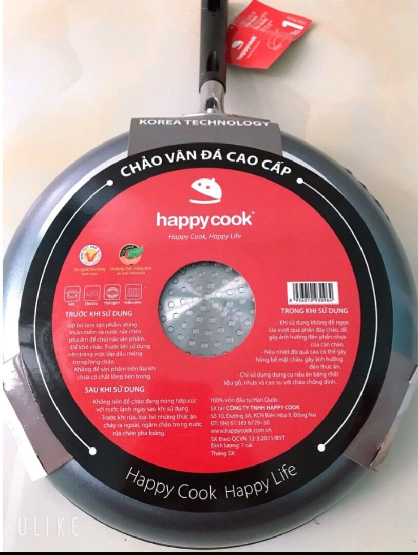 Chảo chống dính vân đá Happycook