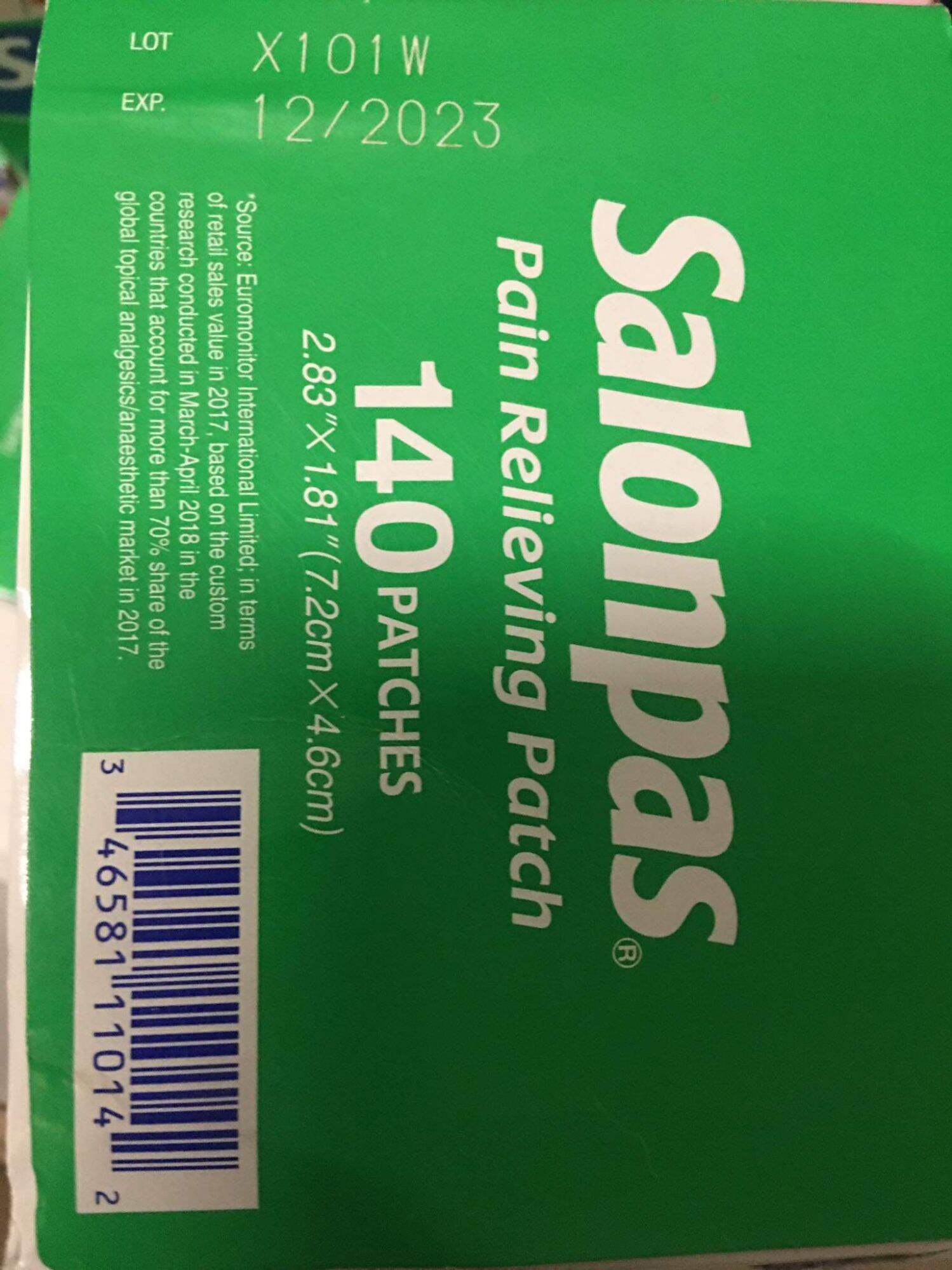 Salonpas Mỹ bịch lẻ 20 miếng dán