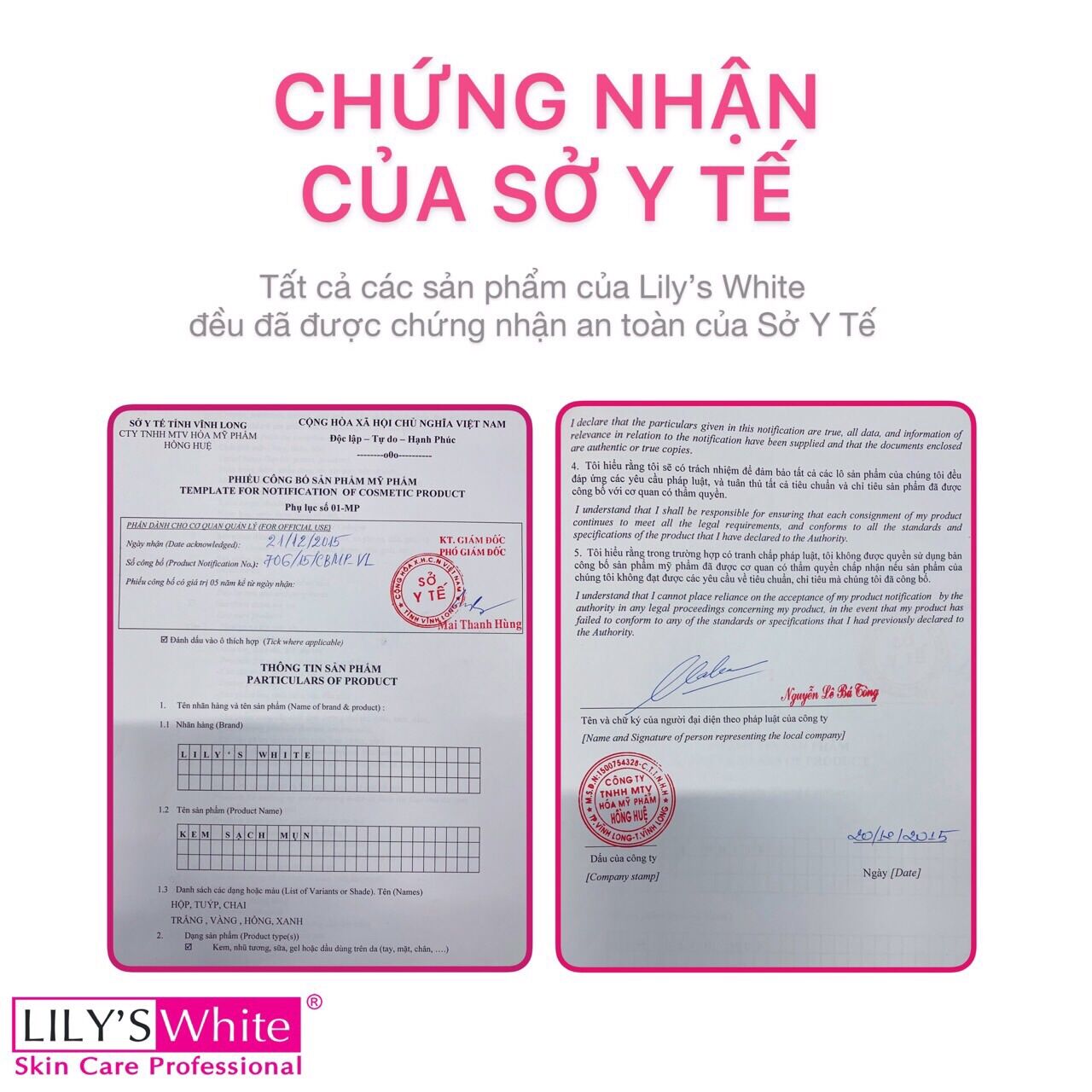 Kem Sạch Mụn Thể Nặng Lily’s White