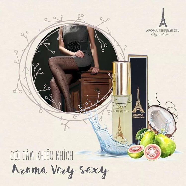 Tinh dầu nước hoa Pháp Aroma Perfume dạng lăn 12ml