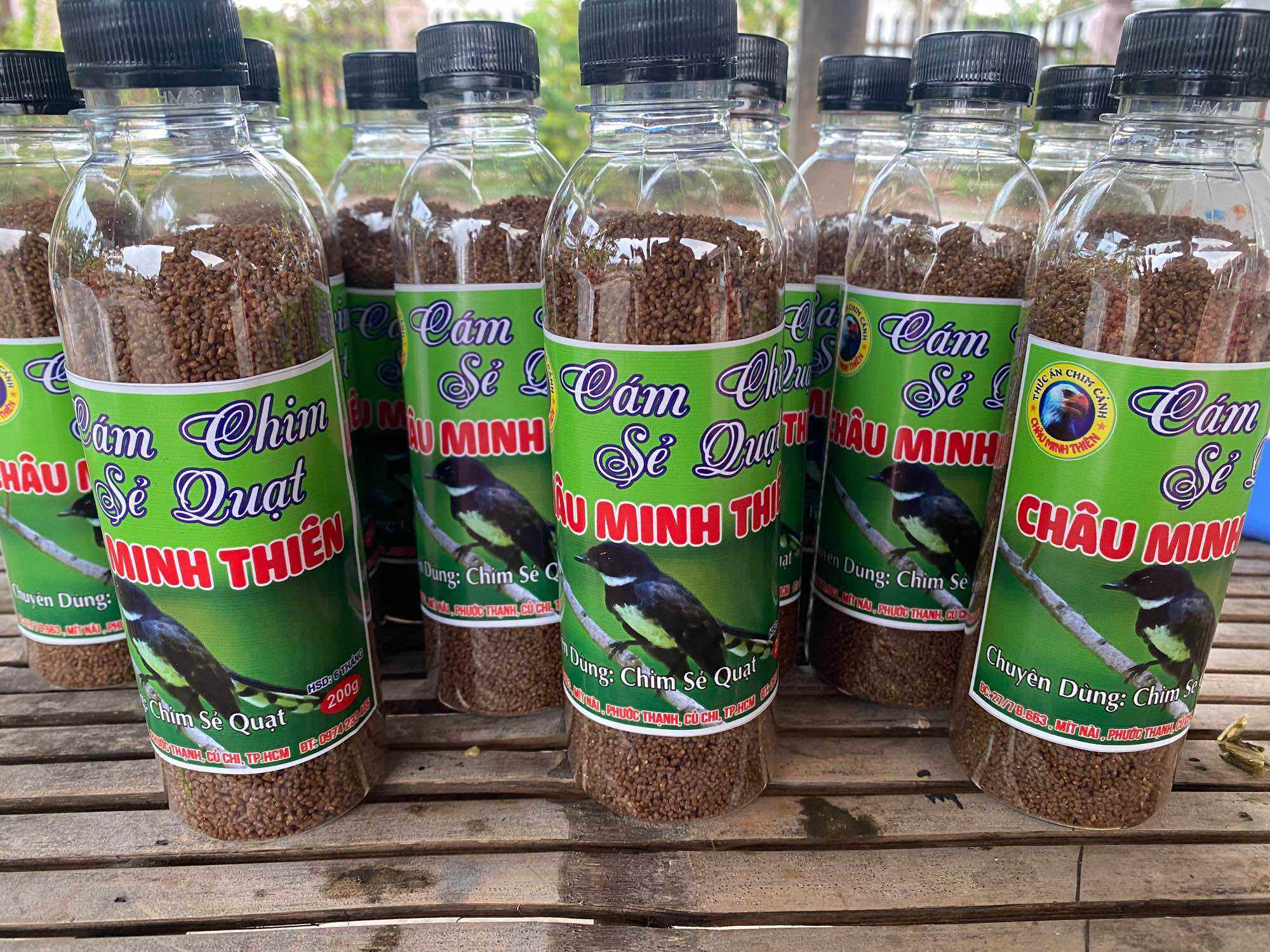 Cám chim sẻ quạt 200g