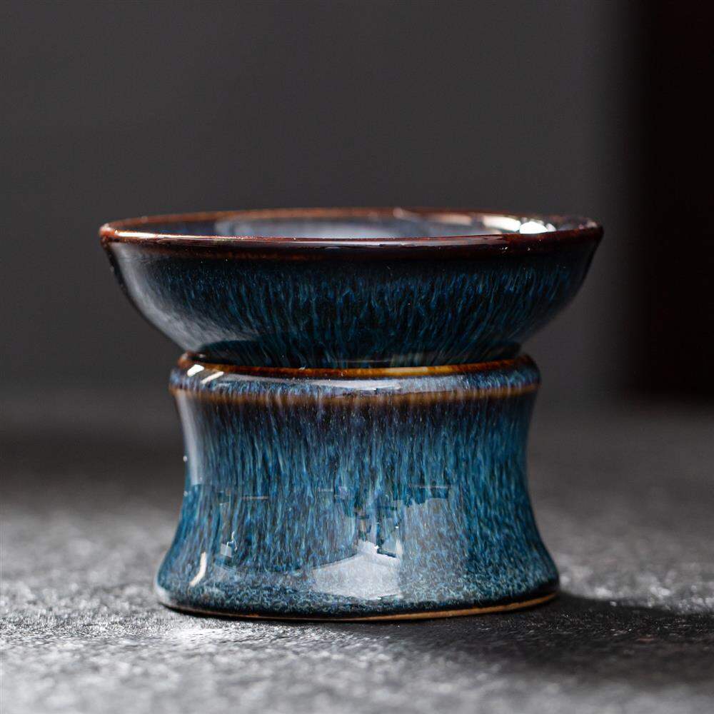 Cốc Rót Jianzhan Bộ Lọc Trà Lưới Lọc Trà Lọc Trà Gốm Sứ Bộ Lọc Trà Phễu Lọc Trà Phụ Kiện Bộ Trà Liền