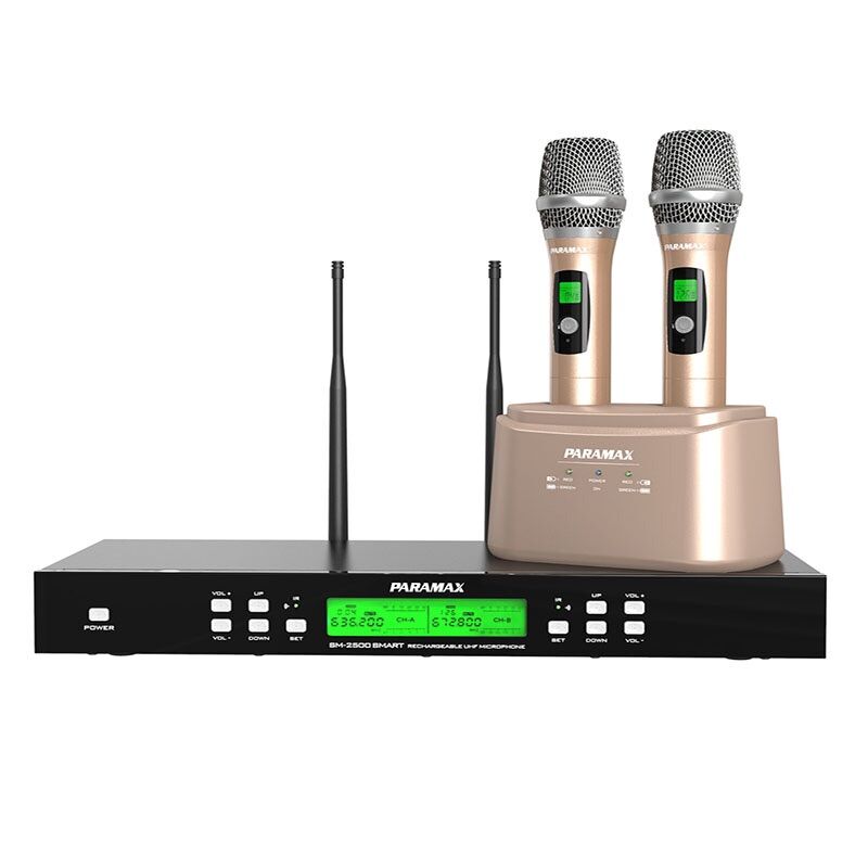 Micro karaoke cao cấp không dây PARAMAX SM-2500 SMART