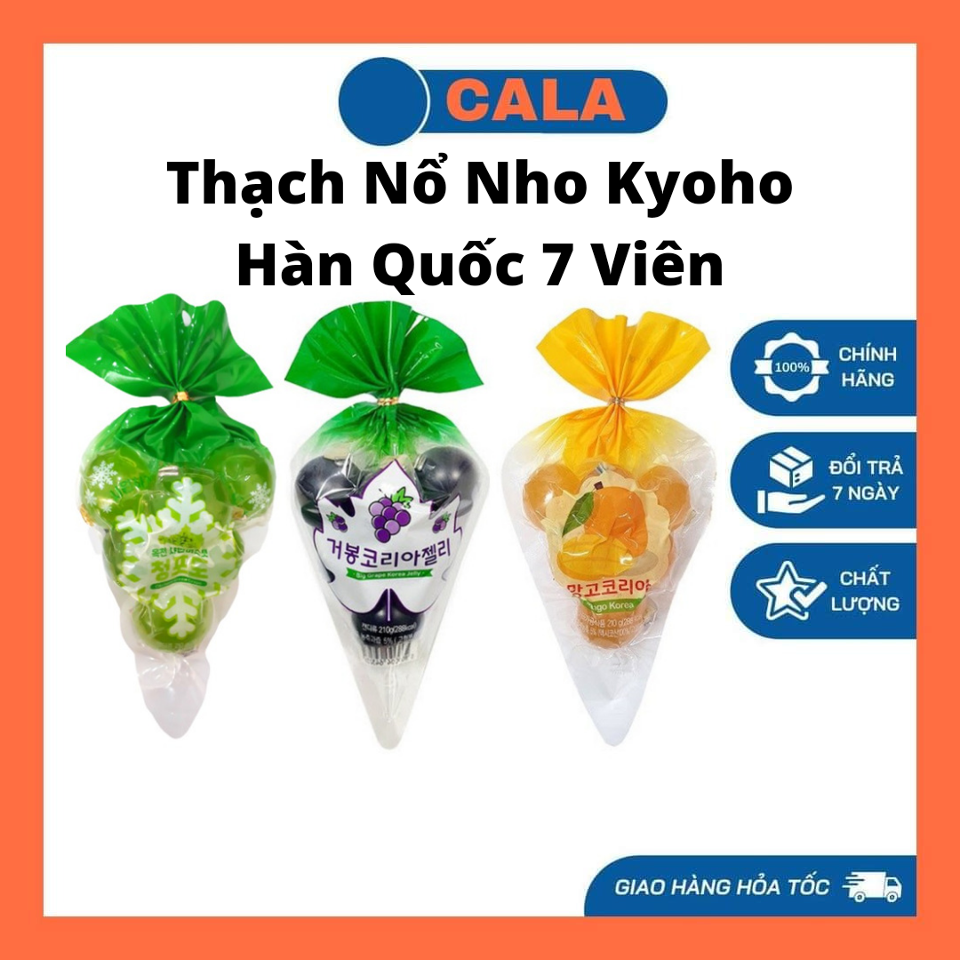 Thạch nổ nho kyoho hàn quốc 7 viên