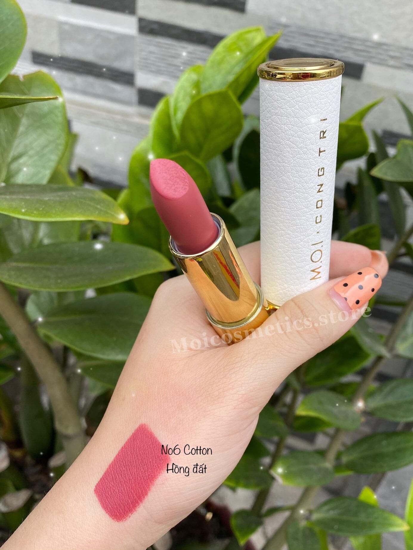 Son Thỏi M.O.I x CÔNG TRÍ Son Hồ Ngọc Hà MOI COSMETICS