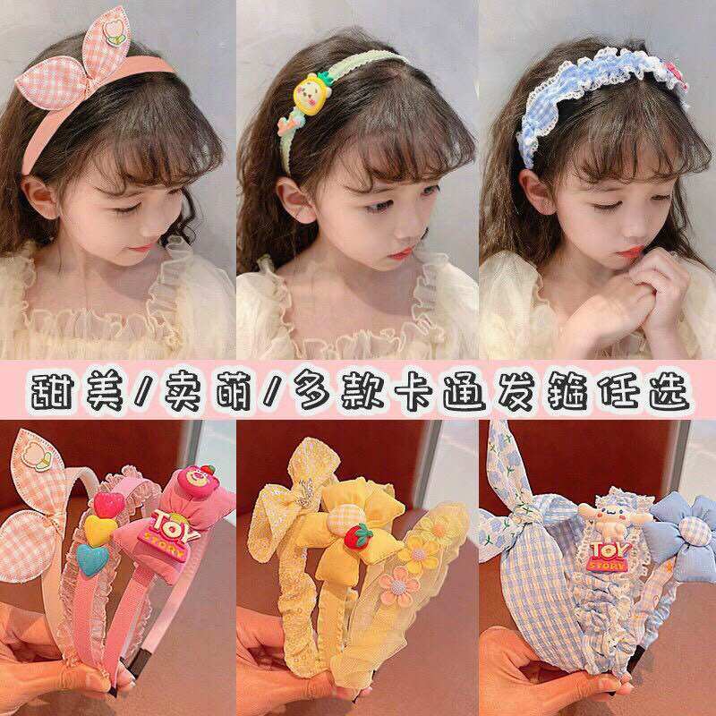 Set 3 băng đô cài tóc dễ thương cho bé gái