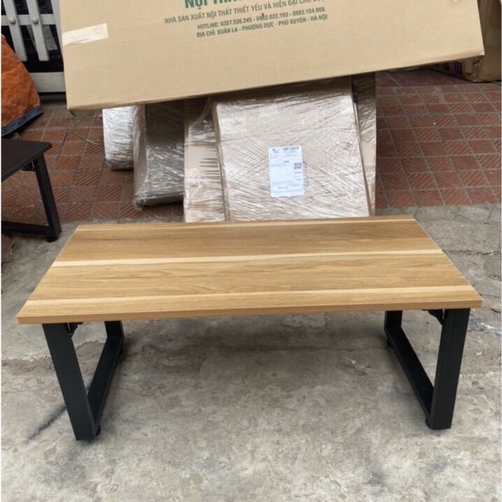 Bàn xếp vân gỗ MDF 50*80 cao 35cm