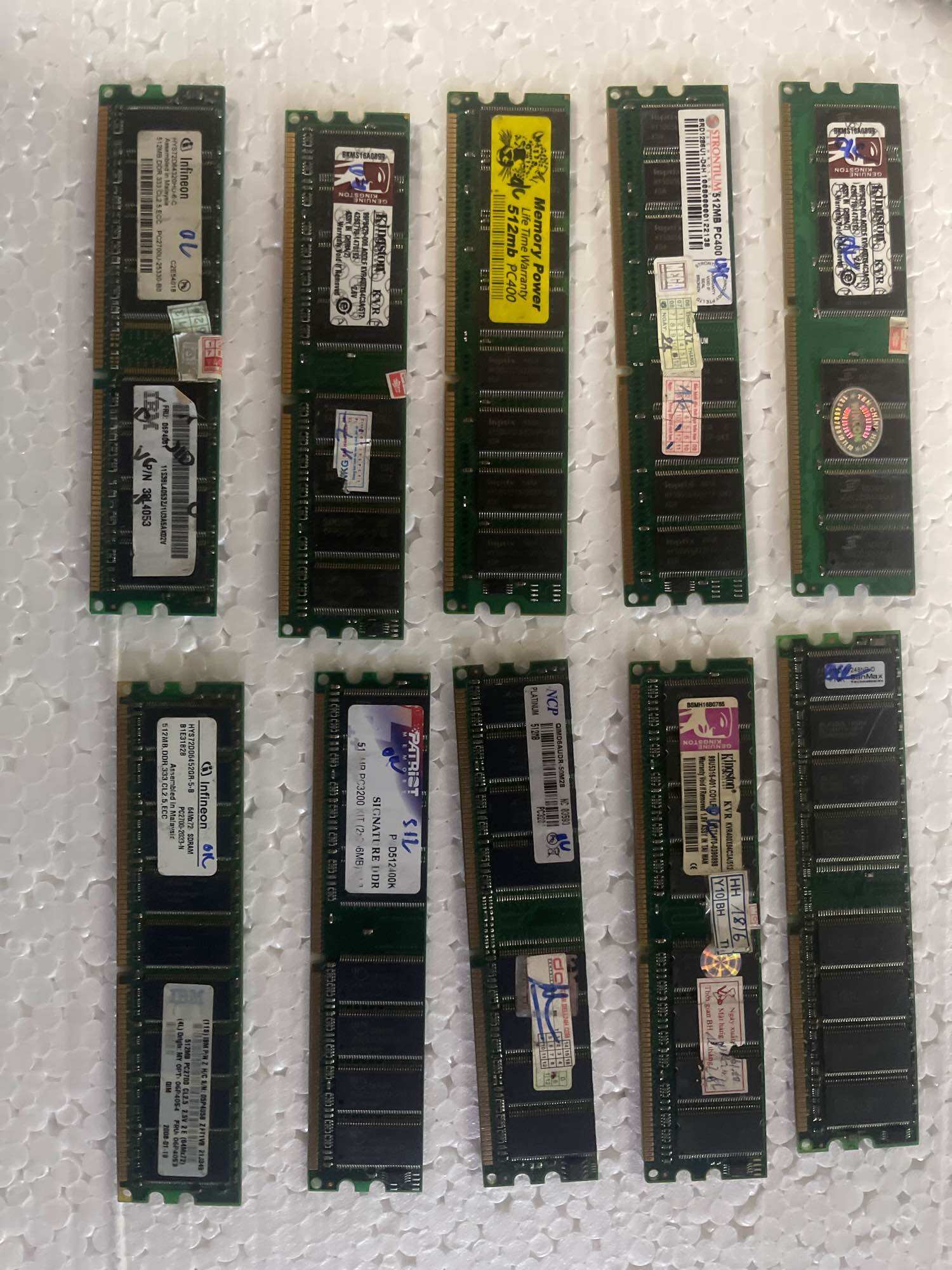 Ram DDR Máy tính để bàn 512M PC 333 PC 400